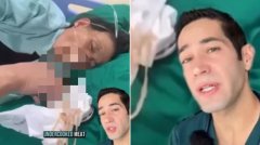 女子口中拉出超长寄生虫 美麻醉师警告吃猪肉要煮熟